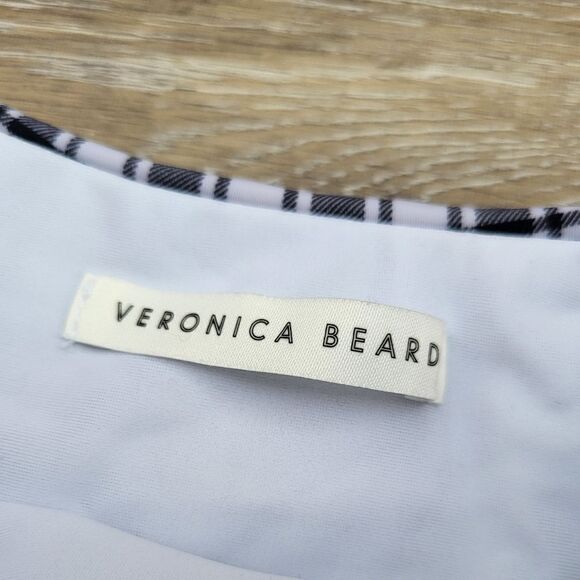 2 Piece Veronica Beard black and whiteGingham Bikini set - Picture 10 of 15
